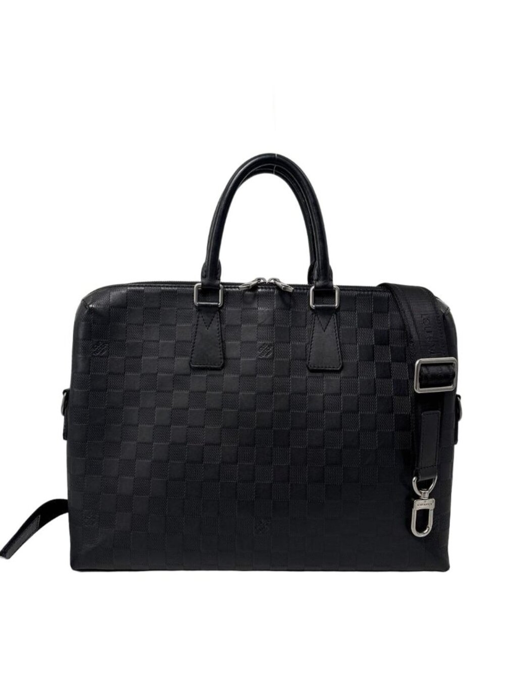 Louis Vuitton Super Damier Infini Business Bag Black